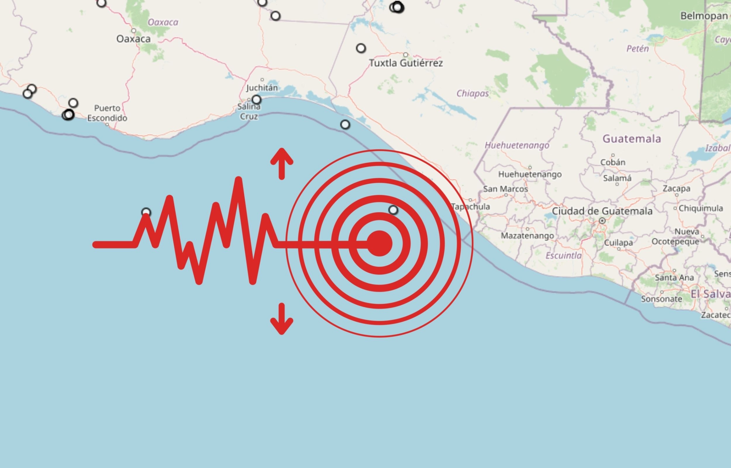 &nbsp;Sismo en Chiapas. ESPECIAL / SSN