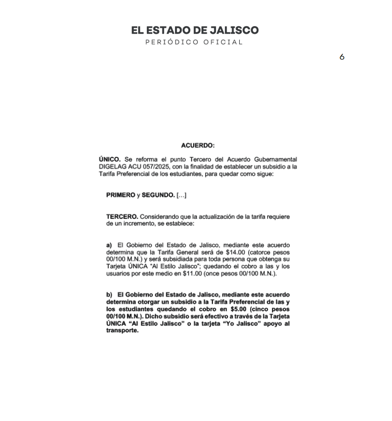 Captura del Diario Oficial del Estado. ESPECIAL&nbsp;