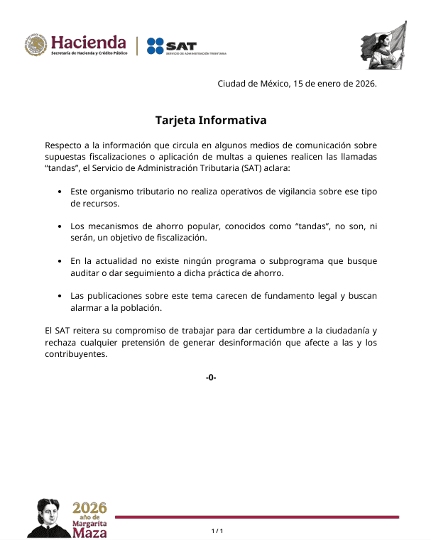 ESPECIAL / SAT&nbsp;