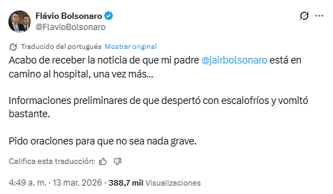 X / @FlavioBolsonaro&nbsp;