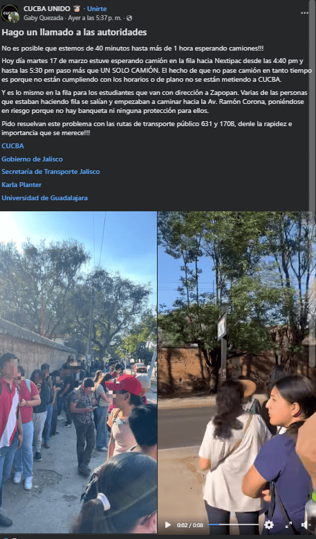 &nbsp;FACEBOOK/CUCBA UNIDO