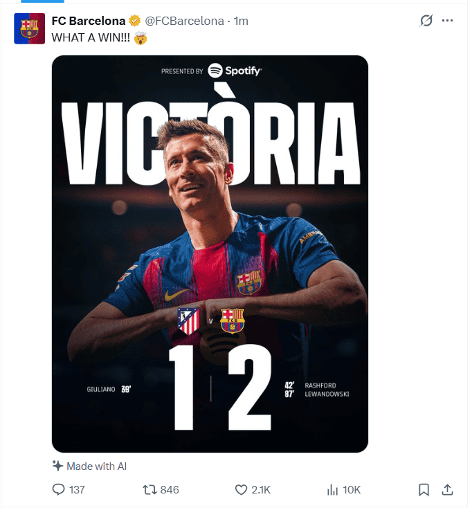 &nbsp;X / @FCBarcelona