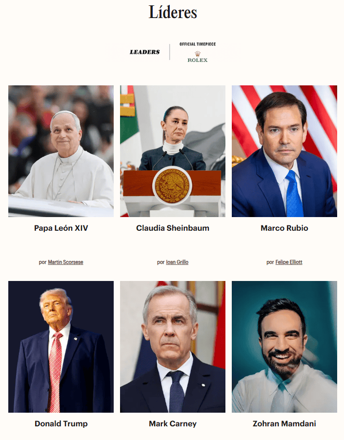 TIME posiciona a Sheinbaum como una de las personas más influyentes de 2026 en la categoría 