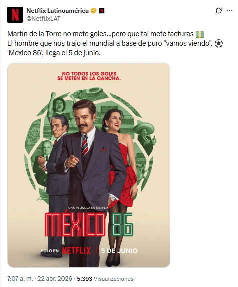 X / @NetflixLAT&nbsp;