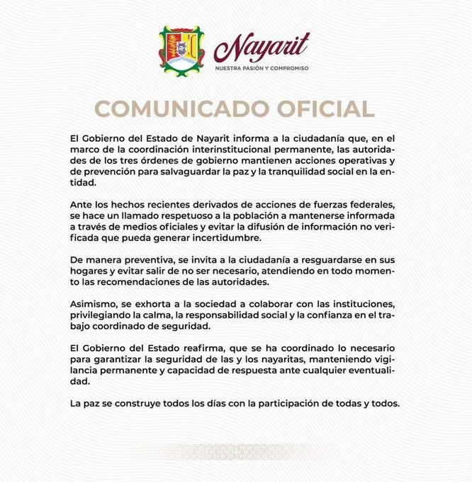 &nbsp;GOBIERNO DE NAYARIT