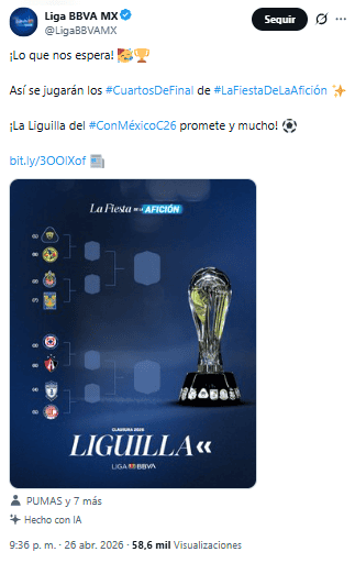 X / @LigaBBVAMX&nbsp;