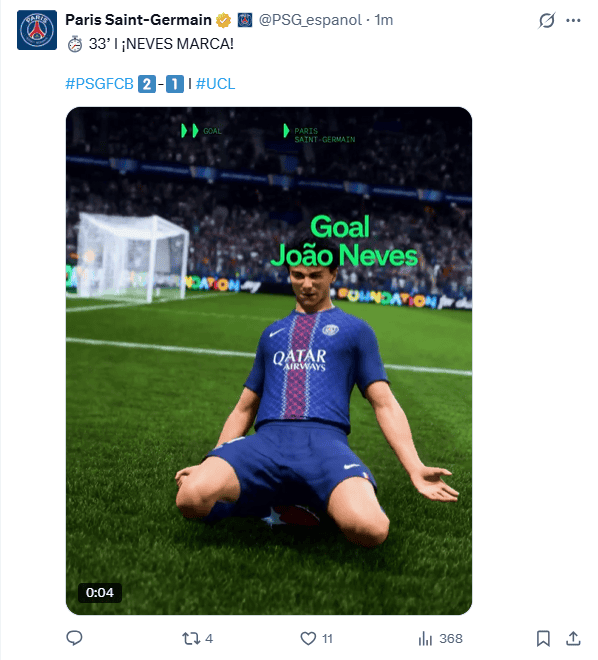 &nbsp;X / @PSG_espanol