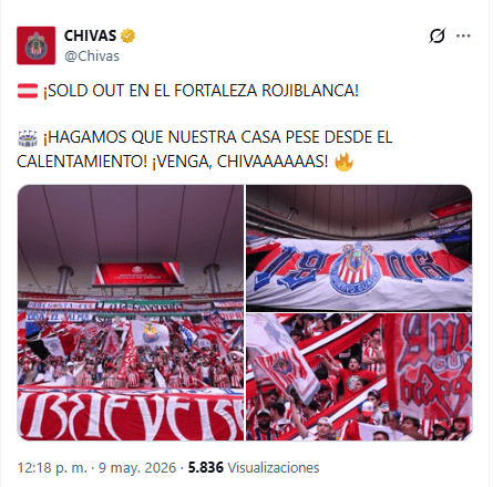 X / @Chivas&nbsp;