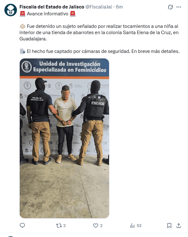 &nbsp;X / @FiscaliaJal