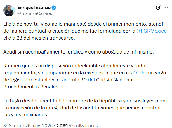 X / @InzunzaCazarez&nbsp;