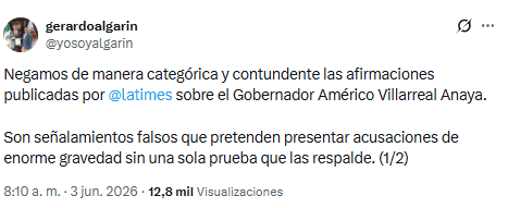 X / @yosoyalgarin&nbsp;