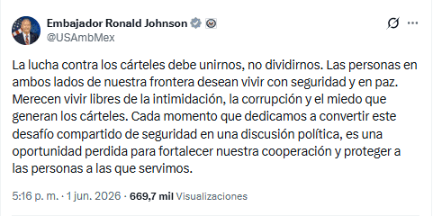 X / @USAmbMex&nbsp;