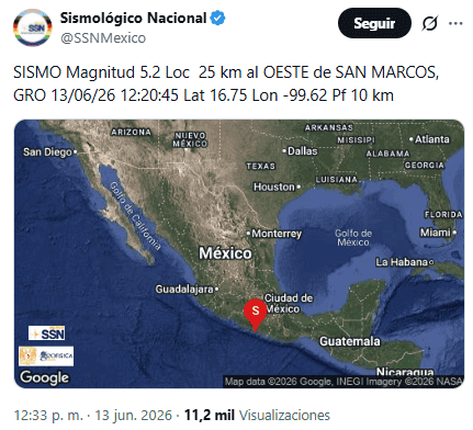 X / @SSNMexico&nbsp;