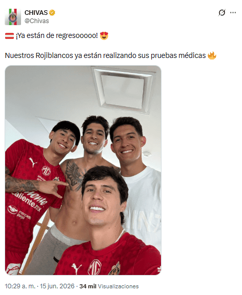 X / @Chivas&nbsp;
