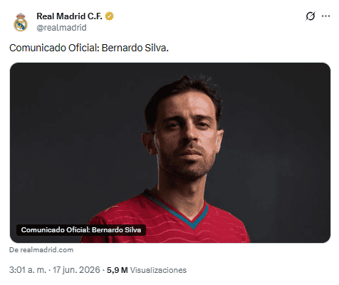 X / @realmadrid&nbsp;