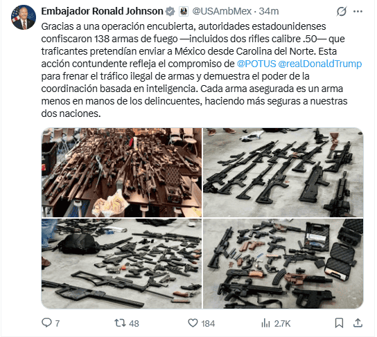 &nbsp;x / @USAmbMex