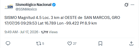 &nbsp;@ / @SSNMexico
