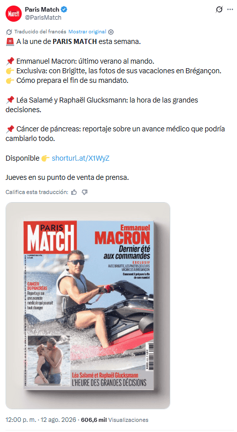 X / @ParisMatch&nbsp;