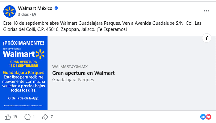 &nbsp;CORTESÍA/Facebook/ Walmart México.
