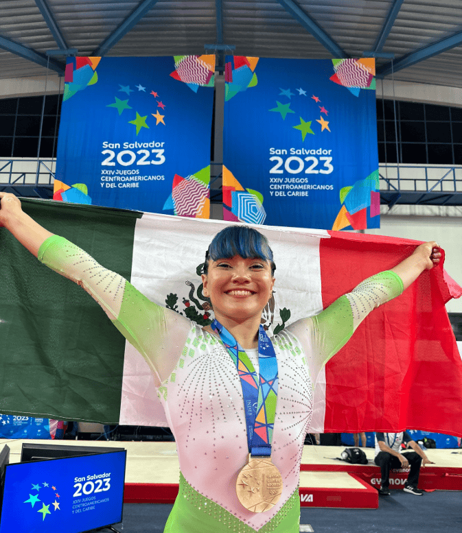 &nbsp;Alexa Moreno, gimnasta olímpica mexicana. X / @alexa_moreno_mx