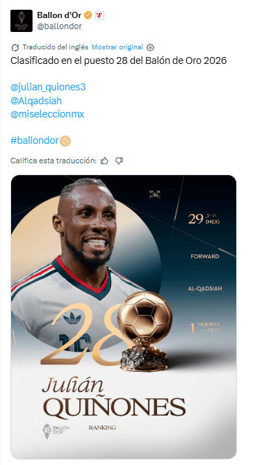 X / @ballondor&nbsp;