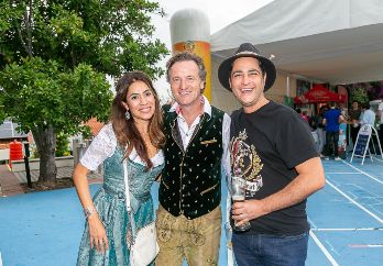 Sheila Vergara, Juergen Kurz y Pepe Escandón. GENTE BIEN JALISCO/ Jorge Soltero
