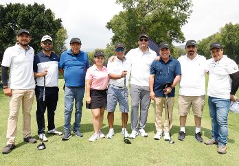 Oscar Villegas, Guillermo Lara, Óscar Villegas, Mariana Salazar, Arturo Salazar, Eliazar Gradilla, Javier Chacón, Heriberto González y Salvador Castro. GENTE BIEN /CHRISTIAN PÉREZ / CLAUDIO JIMENO