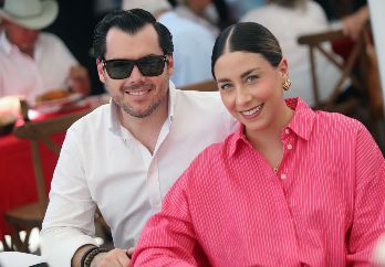 Rodrigo Aguirre y Leticia Hernández en la séptima corrida de toros Temporada 2025. GENTE BIEN JALISCO / C. Jimeno