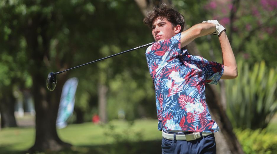 Damián Campos en el Torneo de Golf por el 55º Aniversario de Las Cañadas Country Club. GENTE BIEN JALISCO / C. Jimeno