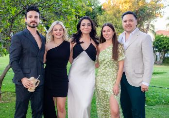 Álvaro Bayardo, Claudia Esquer, Aranza Martínez, Priscila Basulto y Christian Frey. GENTE BIEN JALISCO / A. Rodríguez