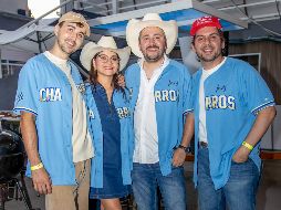 Aniol Guell, Alma Blanco, Regio Parrillero y Sebastian León. GENTE BIEN JALISCO / C. Pérez