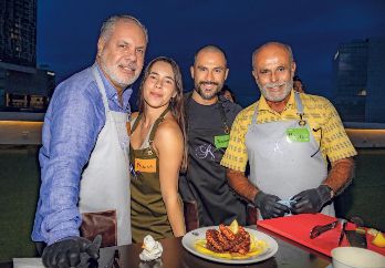 Guillermo Carrillo, Paulina Carrillo, Bernardo Pavón y Miguel Pavón. GENTE BIEN JALISCO / A. Rodríguez