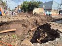 Para los residentes de la zona, la formación de este segundo socavón en menos de cinco días en el AMG representó un momento de terror. EL INFORMADOR/R. Bobadilla